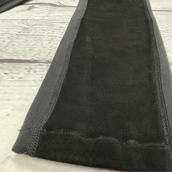 ATHLETA lamb leather suede high rise black leggings, size S - Picture 5 of 12